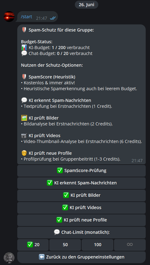 ⚡ Großes Update: Granulare Spam-Filter & KI-Budgets sind live!